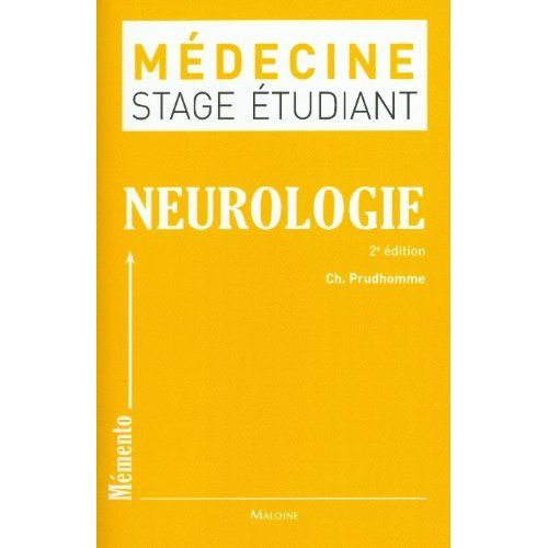 Emprunter Médecine stage étudiant neurologie. 2e édition livre