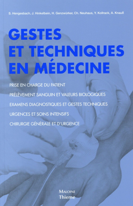 Emprunter Gestes et techniques en médecine livre