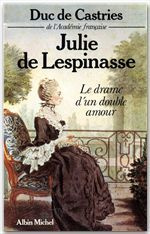 Emprunter Julie de Lespinasse livre