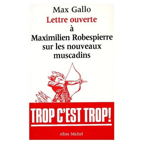 Emprunter Lettre ouverte à Maximilien Robespierre sur les nouveaux muscadins livre