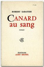 Emprunter CANARD AU SANG livre