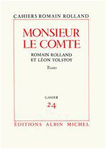 Emprunter Monsieur le comte - Romain Rolland et Léon Tolstoï. Textes, cahier n° 24 livre