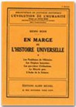 Emprunter En marge de l'histoire universelle livre