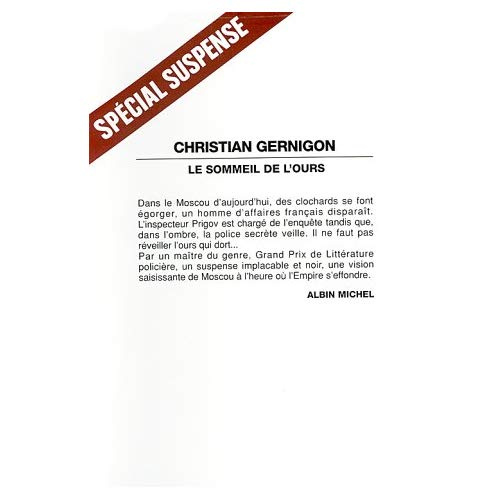 Emprunter LE SOMMEIL DE L'OURS livre