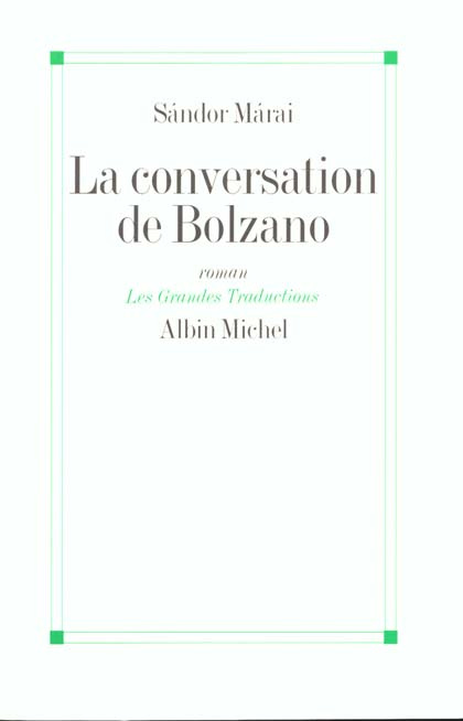 Emprunter La conversation de Bolzano livre
