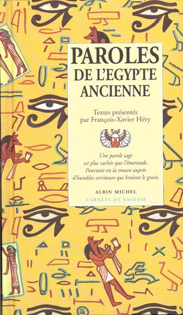 Emprunter Paroles de l'Egypte ancienne livre