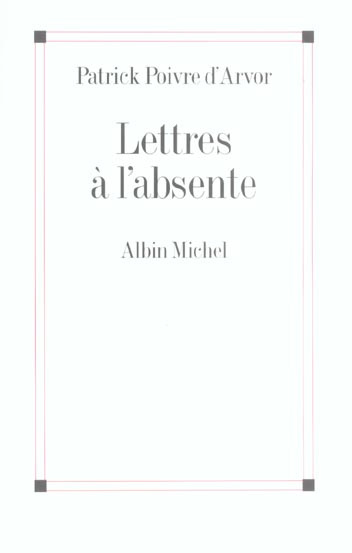 Emprunter Lettres à l'absente livre