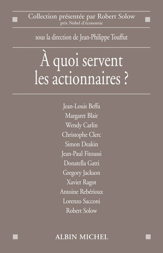 Emprunter A quoi servent les actionnaires ? livre