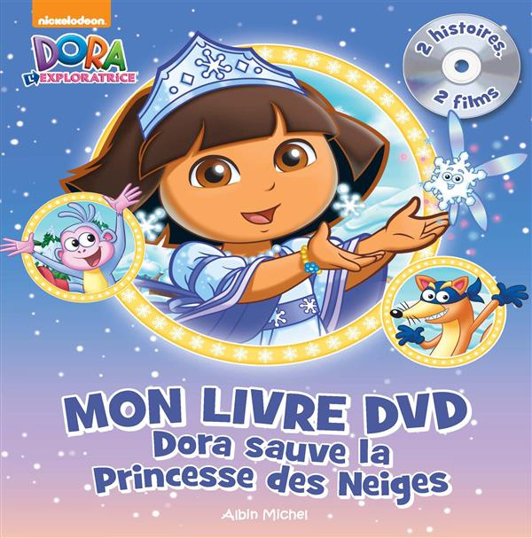 Emprunter Dora sauve la Princesse des Neiges ; Dora et l'Arc-en-ciel. Mon livre-DVD, avec 1 DVD livre