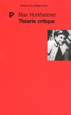 Emprunter Théorie critique livre