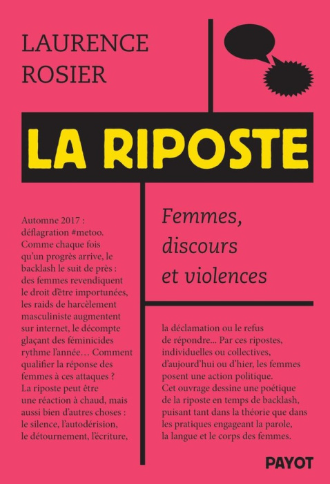 Emprunter La riposte. Femmes, discours et violences livre