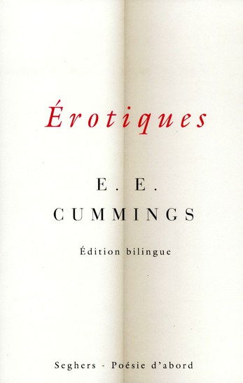Emprunter Erotiques. Edition bilingue français-anglais livre