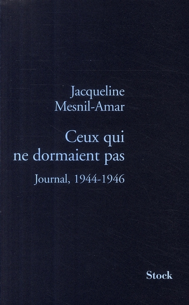Emprunter Ceux qui ne dormaient pas. Journal, 1944-1946 livre