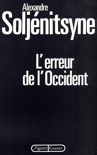 Emprunter L ERREUR DE L OCCIDENT livre