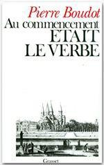 Emprunter Au commencement était le verbe livre