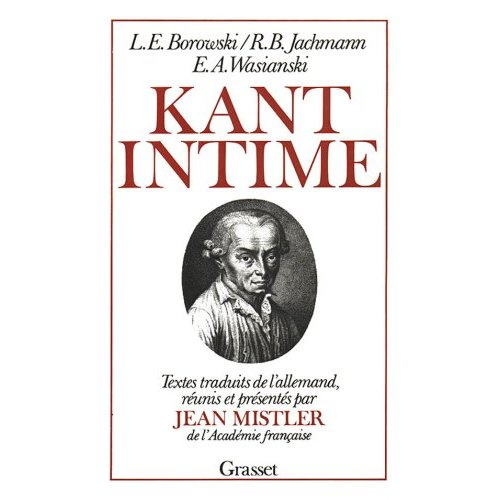 Emprunter Kant intime livre