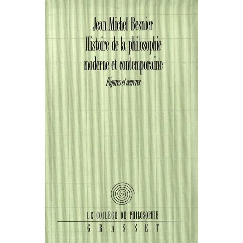 Emprunter HISTOIRE DE LA PHILOSOPHIE MODERNE ET CONTEMPORAINE. Figures et oeuvres livre