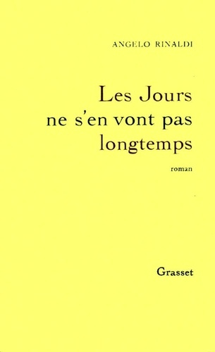 Emprunter Les jours ne s'en vont pas longtemps livre