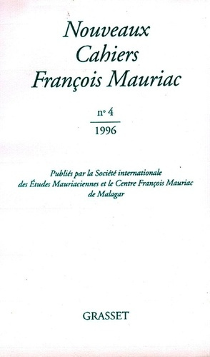 Emprunter Nouveaux Cahiers François Mauriac N° 4/1996 livre