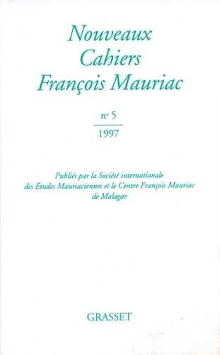 Emprunter Nouveaux Cahiers François Mauriac N° 5/1997 livre