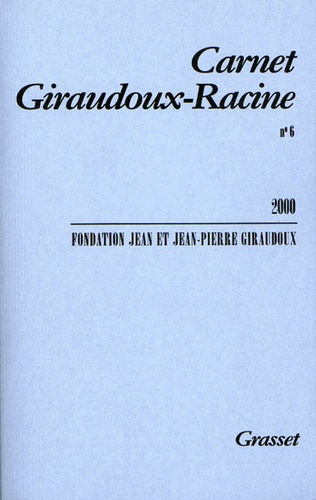 Emprunter Carnet Giraudoux-Racine N° 6 livre