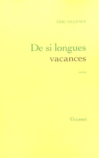 Emprunter De si longues vacances livre
