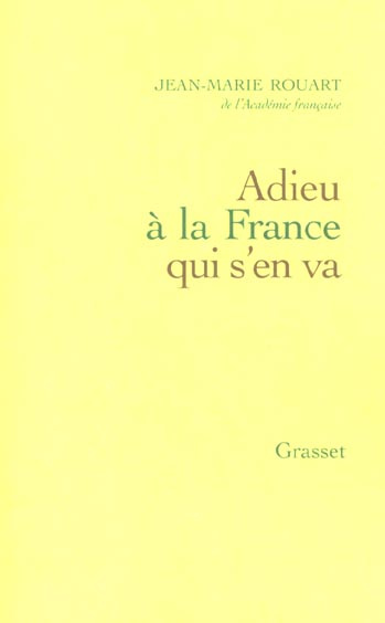 Emprunter Adieu à la France qui s'en va livre