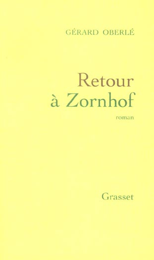Emprunter Retour à Zornhof livre
