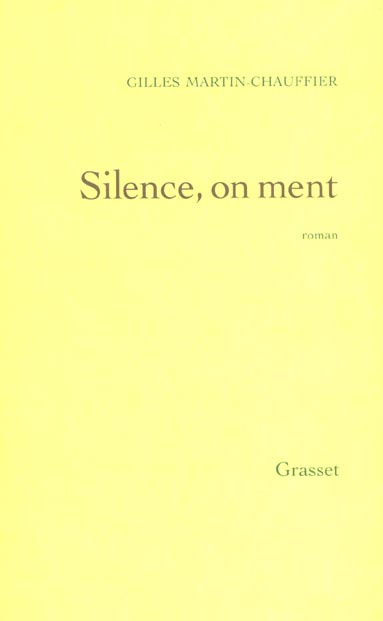 Emprunter Silence, on ment livre