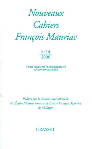 Emprunter Nouveaux cahiers François Mauriac n°14 livre