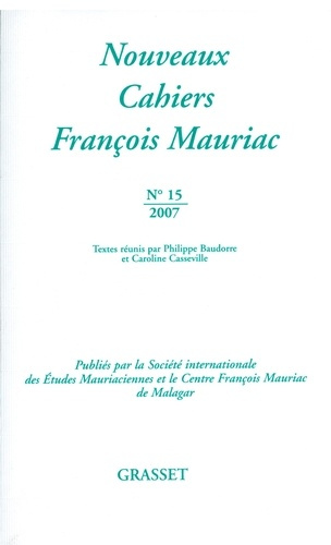 Emprunter Nouveaux cahiers François Mauriac N°15 livre