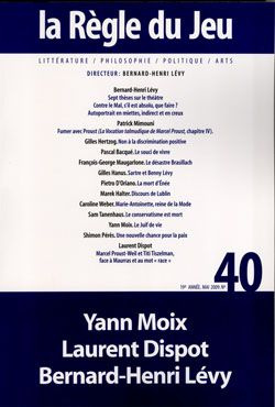 Emprunter La Règle du jeu N° 40, Mai 2009 livre