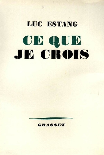 Emprunter Ce que je crois livre