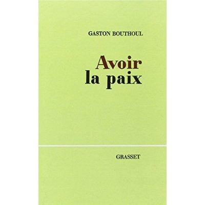 Emprunter Avoir la paix livre