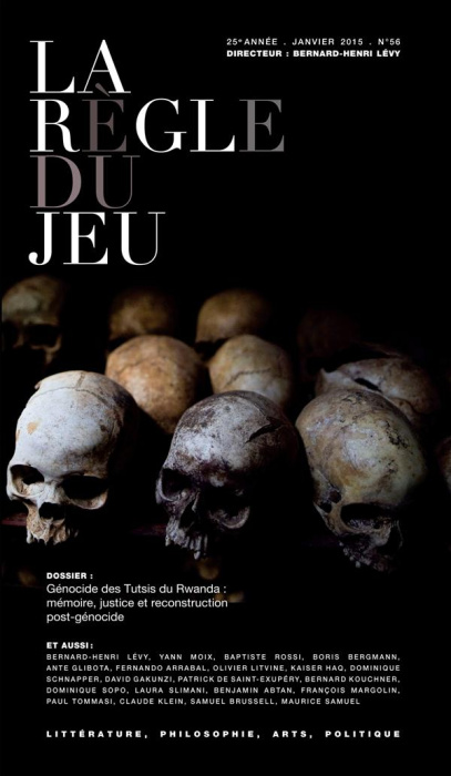Emprunter La Règle du jeu N° 56, janvier 2015 : Génocide des Tutsis du Rwanda livre