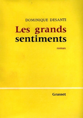Emprunter Les grands sentiments livre