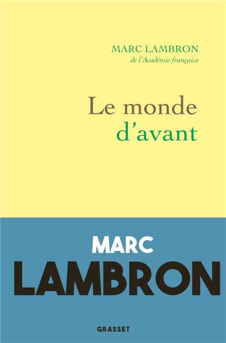 Emprunter Le monde d'avant livre