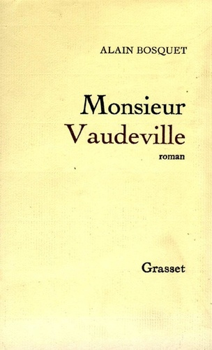 Emprunter Monsieur Vaudeville livre