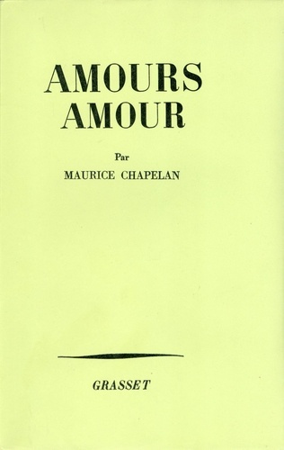 Emprunter Amours, amour livre