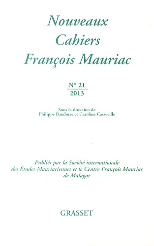 Emprunter Nouveaux Cahiers François Mauriac N° 21/2013 livre