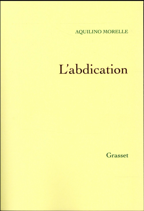 Emprunter L'abdication livre