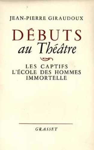 Emprunter Débuts au théâtre livre