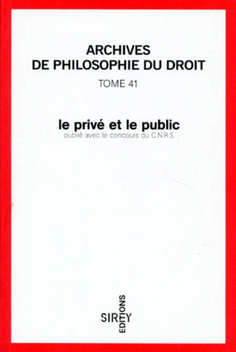 Emprunter Le privé et le public livre