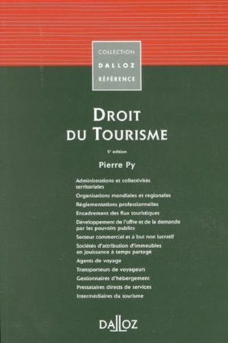 Emprunter Droit du tourisme. 5e édition livre