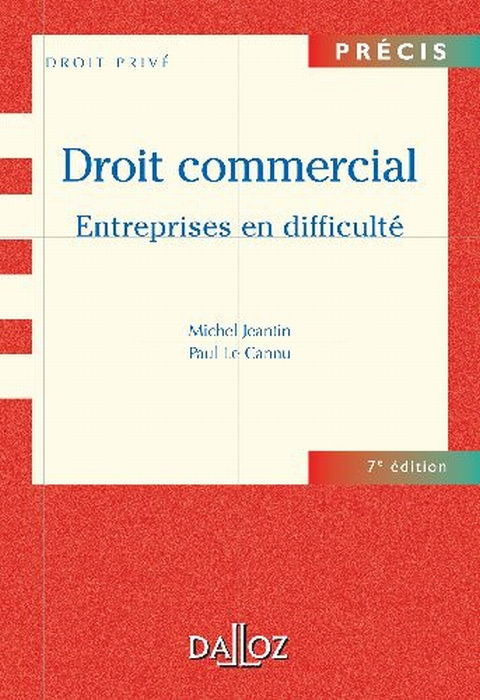 Emprunter Entreprises en difficulté. Droit commercial, 7e édition livre