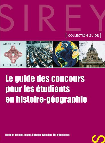 Emprunter Le guide des concours pour les étudiants en histoire-géographie livre