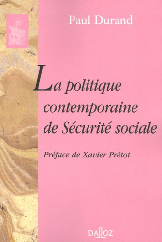 Emprunter Politique contemporaine de Sécurité sociale livre