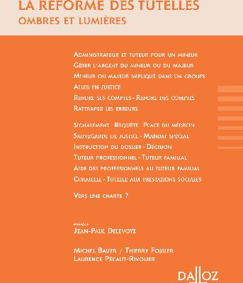 Emprunter LA REFORME DES TUTELLES. OMBRES ET LUMIERES - 1ERE ED. livre