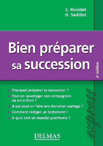 Emprunter BIEN PREPARER SA SUCCESSION - 2E ED. - DELMAS EXPRESS livre