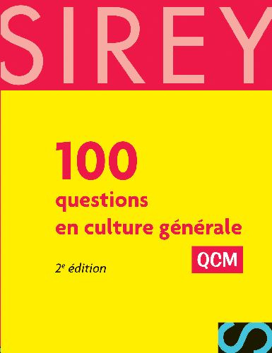 Emprunter 100 QUESTIONS EN CULTURE GENERALE - 2E ED. livre